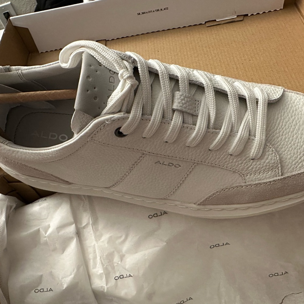 Aldo Men's White Sneakers